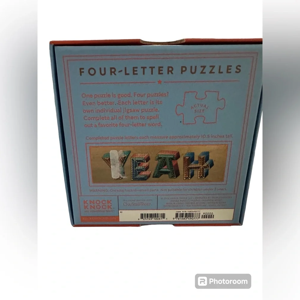 Four Letter Puzzle- Spells Yeah| 500 pieces